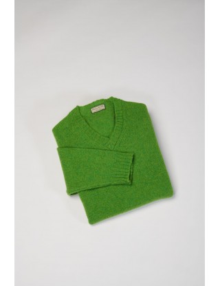 Pullover Schurwolle grün